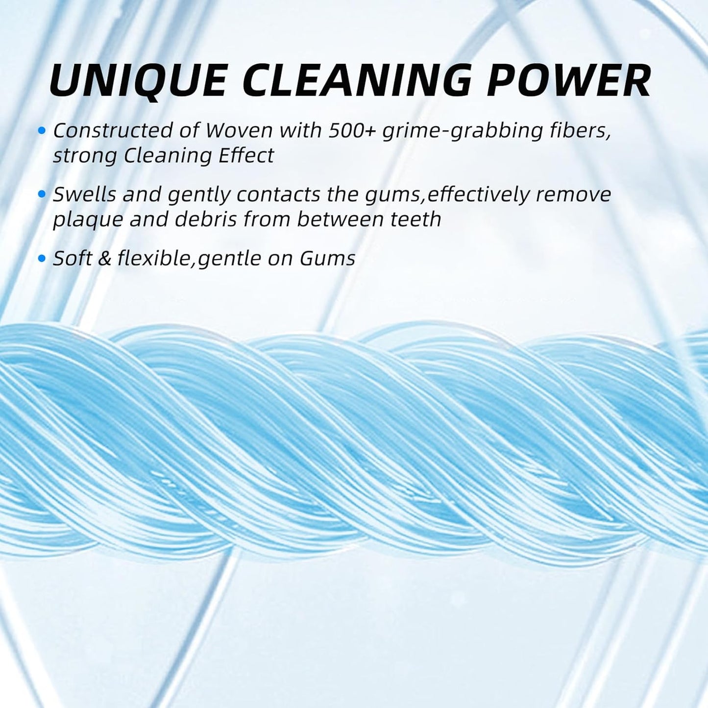 RAZOKO Coconut Oil Infused Woven Dental Floss, Vegan and Cruelty-Free, Coconut Scent, 4 Month Supply (33 Yds x 2 Units)