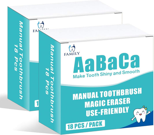 Teeth Whitening Brush Pen Adults Kids Toothbrush 36 Count Highly Effective Remove Surface Stains 2 Pack