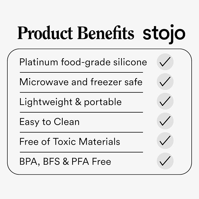 STOJO Collapsible Sports Water Bottle - Leak-Proof Reusable Silicone Travel Cup for Hot & Cold Drinks - Microwave & Dishwasher Safe - AS SEEN ON TODAY SHOW - Parent (Eucalyptus)