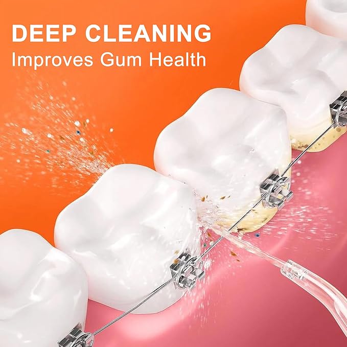 Replacement Tips for Bitvae C2/C5/C6 Water Flosser, Replacement Heads Oral Irrigator Jet Tips with Storage Case Only CompatibleC2/ C5/C6 Water Flosser