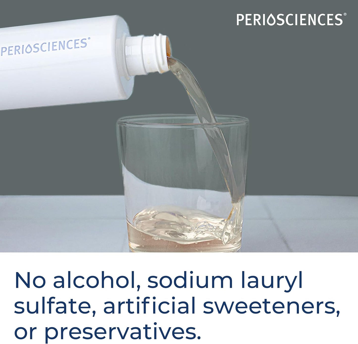 PerioSciences AO ProRinse Natural Mouthwash with Antioxidants and Amino Acids – Orthodontic Mouthwash – Fluoride-Free, 10 Fl Oz / 300ml