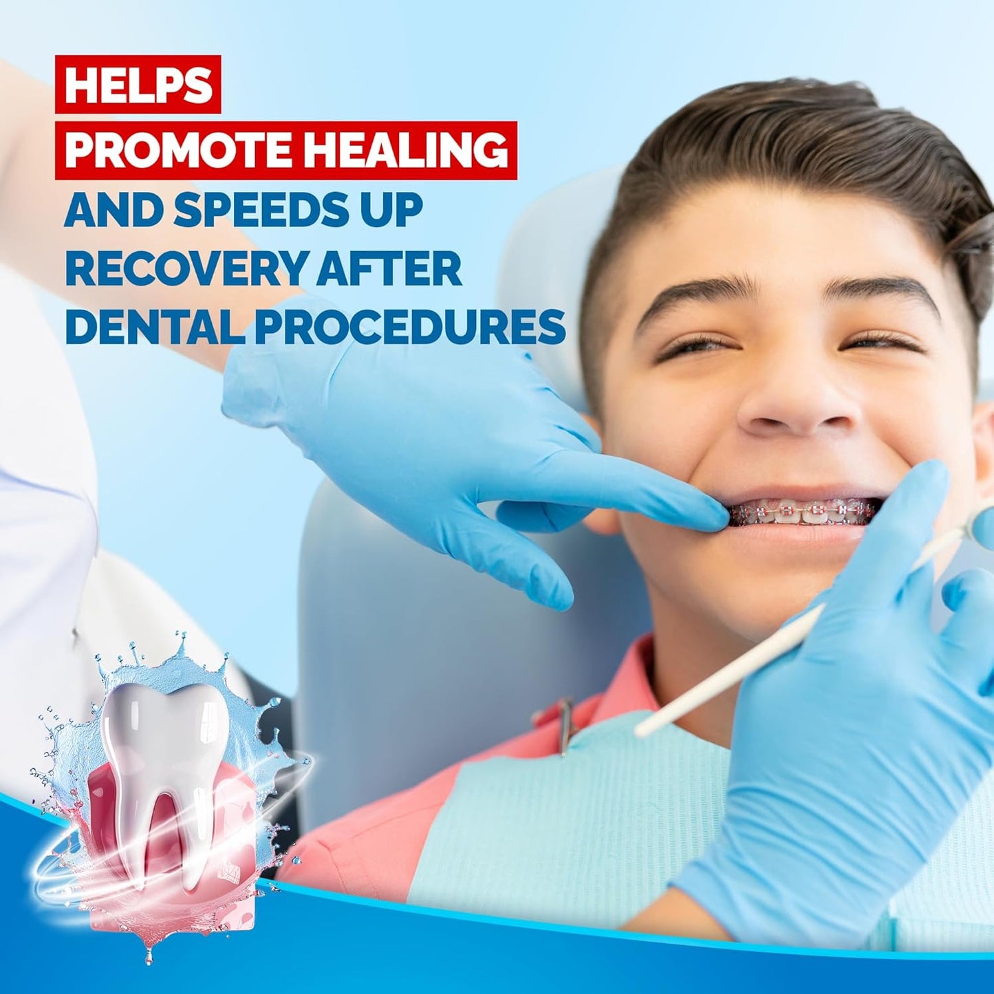 Gengigel Hyaluronic Acid Mouthrinse (300 ml), Oral Care Solution for Gum Health, Reduces Discomfort, Helps Relieve Gum Recession & Gingivitis, No Alcohol or SLS, Vegan & Kosher