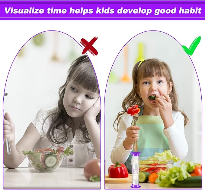 Queekay 48 Pcs 2 Minute Sand Timer for Kids, Mini Hourglass Bulk Sand Clock Timer for Adult Kids in Classroom Kitchen Games Office School(Colorful)