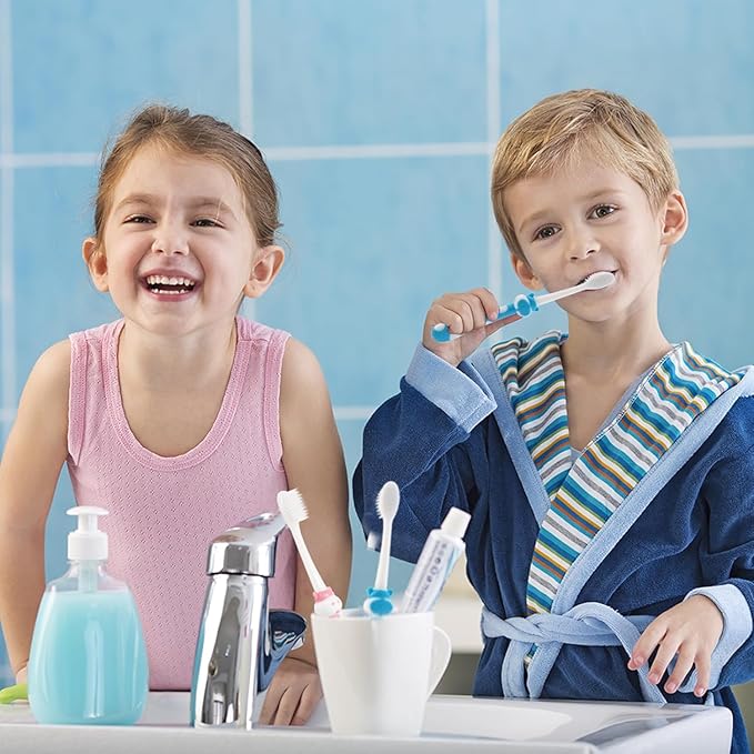 50pcs Toddler Toothbrush Set, Kids Manual Toothbrushes, Soft Bristles, Age 2+ Children, Individually Wrapped