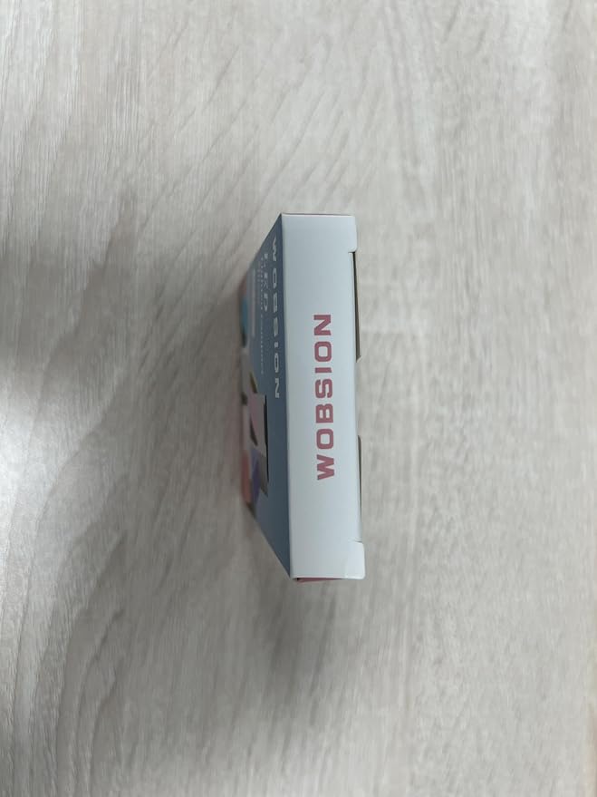 WOBSION Small Mirror with Lights,LED Compact Makeup Mirror,1x/3x Mini Travel Mirror with Magnification,Portable for Purse,Pocket,Gifts for Girls,Black