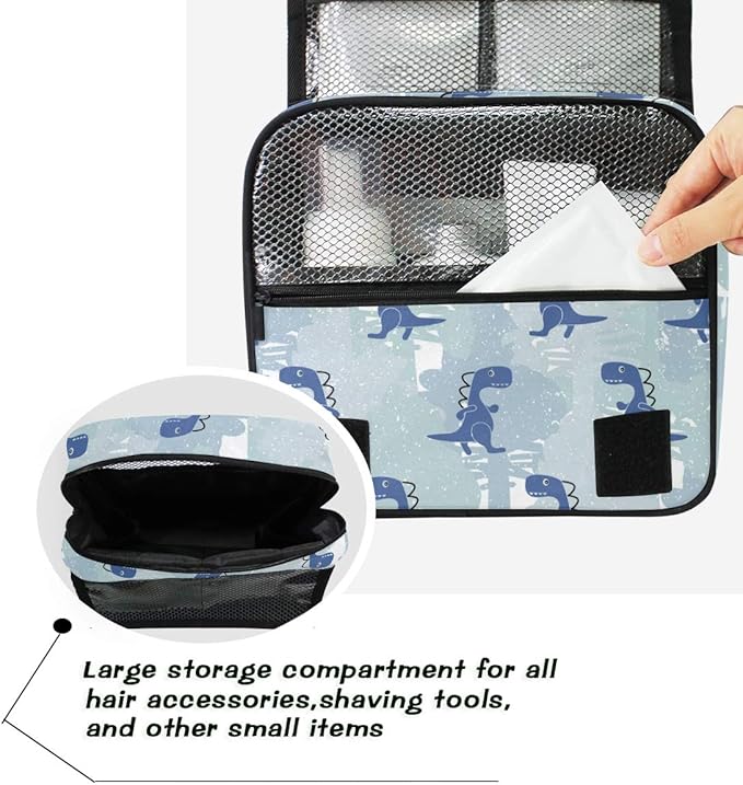 senya Hanging Travel Toiletry Bag Kit Makeup Case Cosmetics Organizer for Men Women