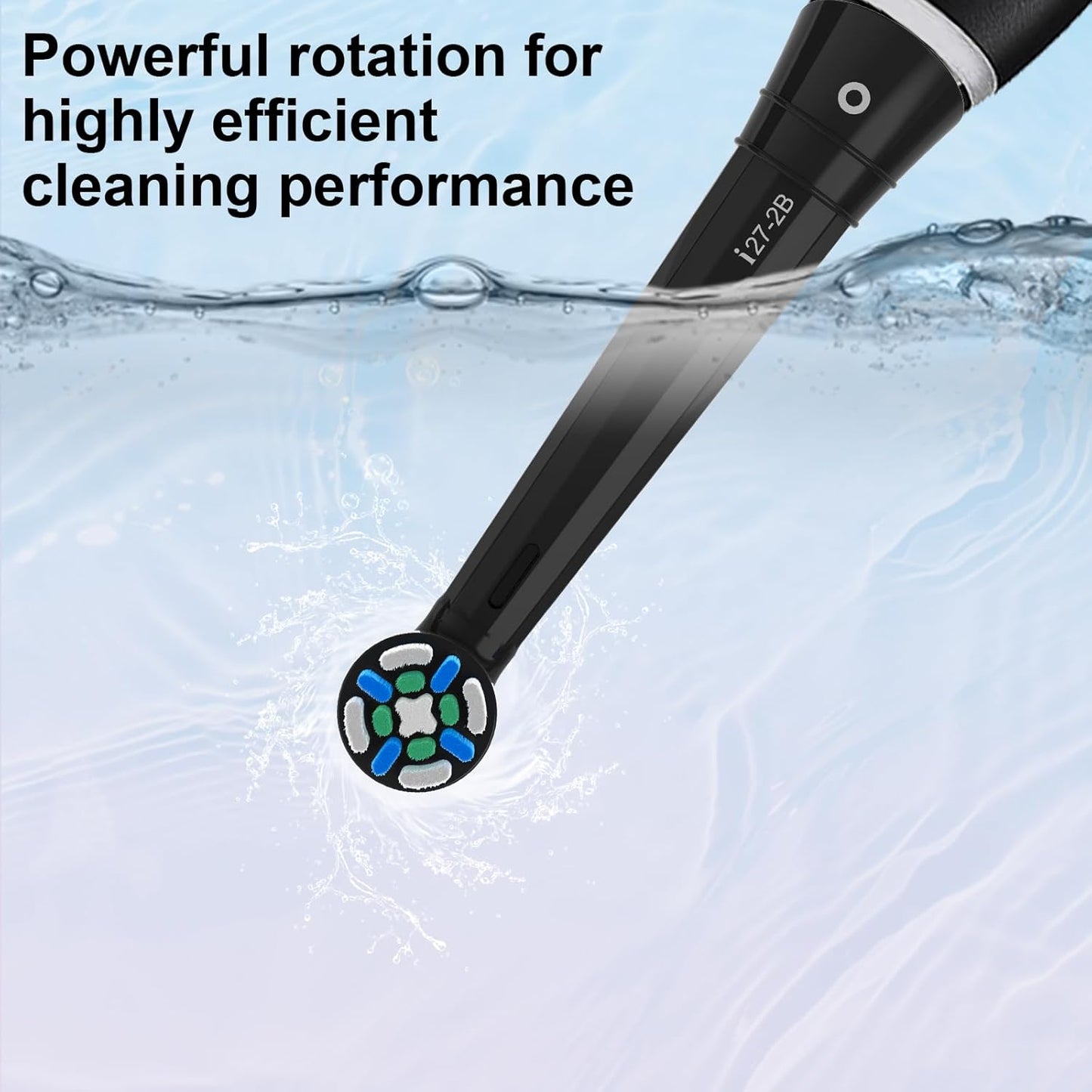 12pcs Replacement Heads Compatible with Oral B iO 3 4 5 6 7 8 9 10 Series Electric Toothbrush,Toothbrush Heads Compatible with Oral B iO Replacement Heads, Medium Bristles for Effective Cleaning,Black