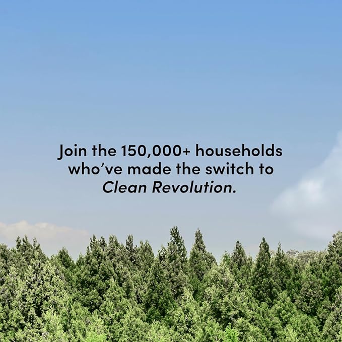 Clean Revolution Ready to Use Foaming Hand Soap| Three Pack | Jumbo 15oz Bottles | Gentle, Moisturizing & Eco-Friendly | Real Essential Oils | Forest Escape | 45 Total Fl Oz, Clear