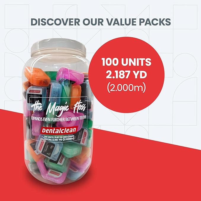 Helice Bow Dental Floss – Ultra-Gliding – Fresher Breath – 100 Count