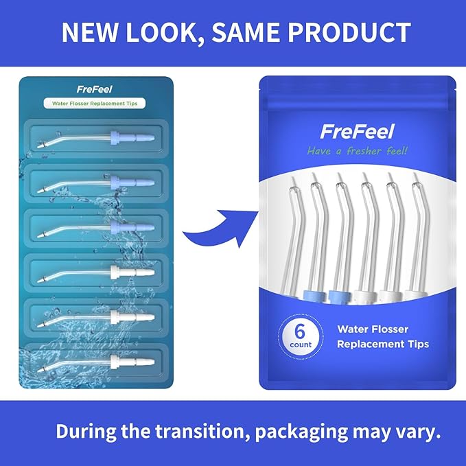 Replacement Heads for Waterpik, Replacement Picks for Water Pik Water Flosser (6 Periodontal Tips)