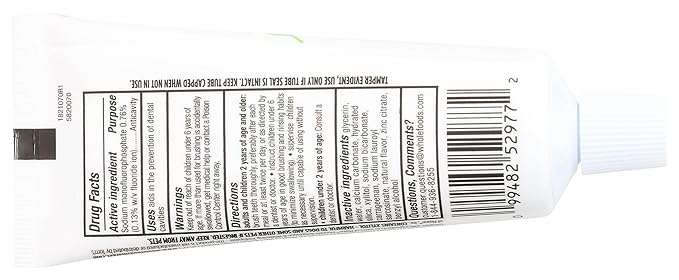 365 by Whole Foods Market, Travel Size Toothpaste Fluoride, 3 Ounce