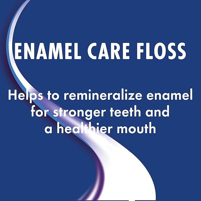 Hayden Enamel Care Dental Floss | for Sensitive Mouths | Helps Restore Enamel | Mint Flavor | 30 Yards per Unit (Pack of 6)