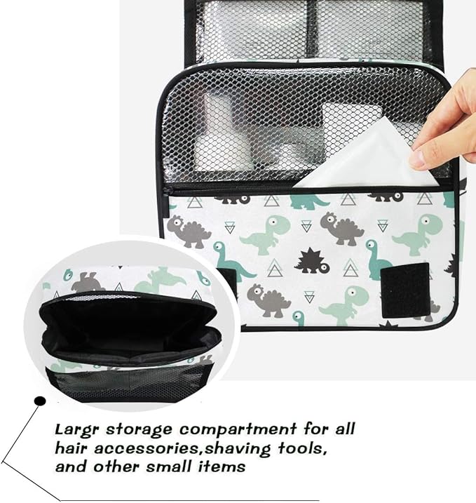 senya Hanging Travel Toiletry Bag Kit Makeup Case Cosmetics Organizer for Men Women