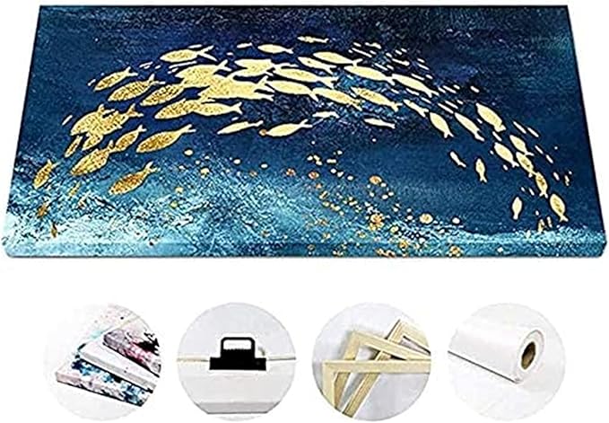 NATVVA 3 Pieces Wall Art Prints Bust First Nials Poster Pictures Manicure Nail Artist Canvas Wall Painting for Beauty Salon Nail Studio Decoration with Inner Frame