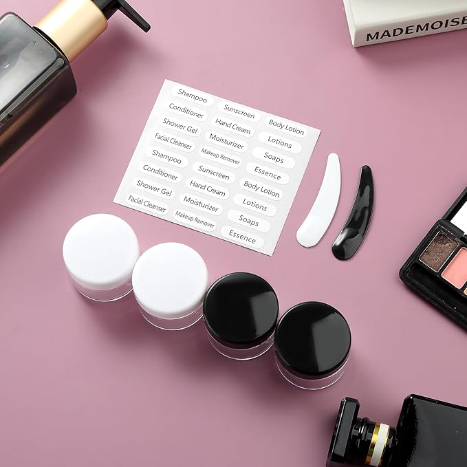 16 Pack Travel Bottles for Toiletries, Oversize 6oz Silicone Travel Containers, Leak Proof Refillable Liquid Shampoo And Conditioner Travel Essentials