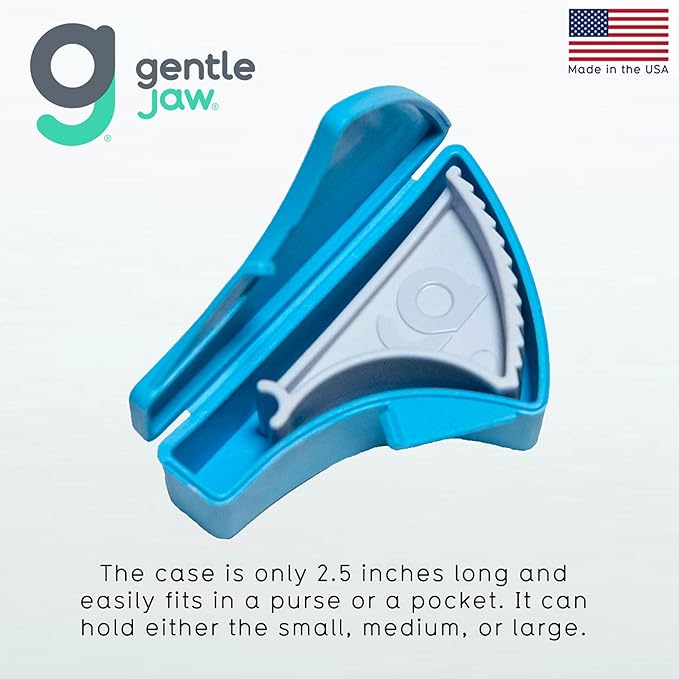 Pain Relief Device for Bruxism TMJ Headache Migraine Caused by Tight Jaw Muscles. Use it to Passively Stretch and Relax Your Jaw Muscles. We Call it Yoga for The Jaw