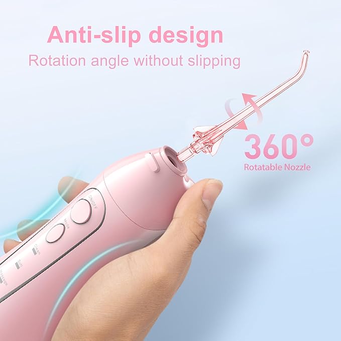 Water Flosser Tip Replacement Heads Oral Irrigator Refill Heads Jet Tips,Only Compatible COSLUS C20 (F5020E), E40 (WFP14), C31 (F5023), C50, and C51 Water Flosser（Pink）