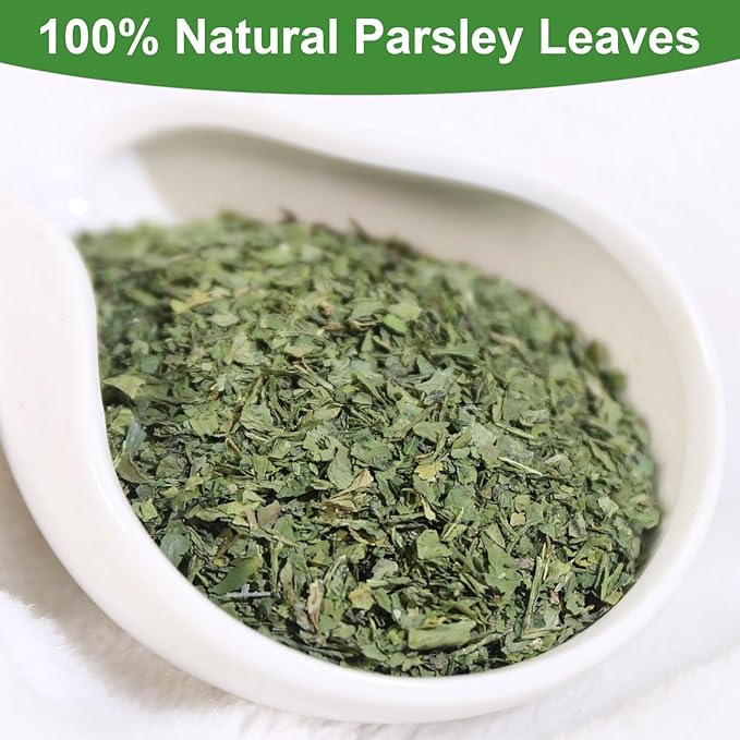 TEARELAE - Parsley Tea Bags - 60 Count - 100% Pure Natural Parsley Leaves - Boost Immunity, Freshen Breath - Non-GMO - Caffeine-Free