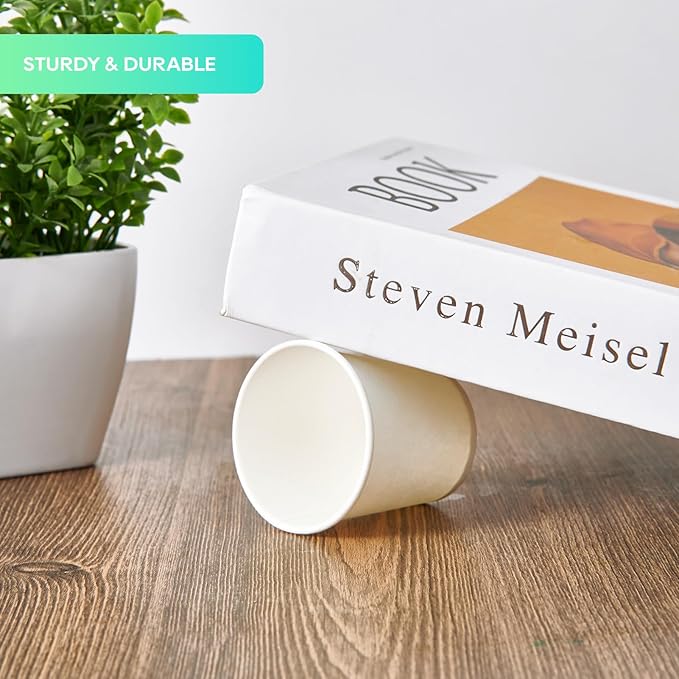 JOLLY PARTY 2 oz Bathroom Cups,700 Pack Small Paper Cups, White Mouthwash Cup, Disposable Mini Espresso Cup, Paper Sampling Cup