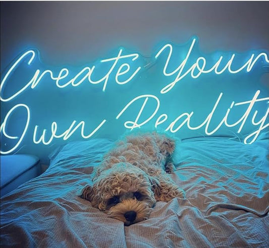 Custom Neon Signs Personalised Large Led Neon Lights Sign Customizable for Wall Decor Wedding Birthday Party Bedroom Bar Shop Name Logo Lights (Optional 16" to 55")