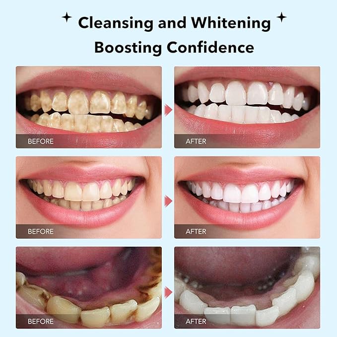 Color Corrector Purple Toothpaste for Teeth Whitening, Fresh Breath, Remineralizing, Xylitol Toothpaste, Enamel-Safe, Fluoride & Plastic Free, 2.11 Oz/60G