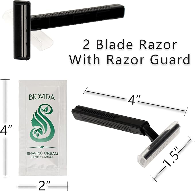 Moda West 96 Hygiene Kits – Bulk Case of Wholesale Deluxe Toiletries for Men, Women, Travel, Charity, Homeless Shelters – 9 Piece Kit for Homeless, Shelter, Disaster Relief, Bathroom, Gym Essentials