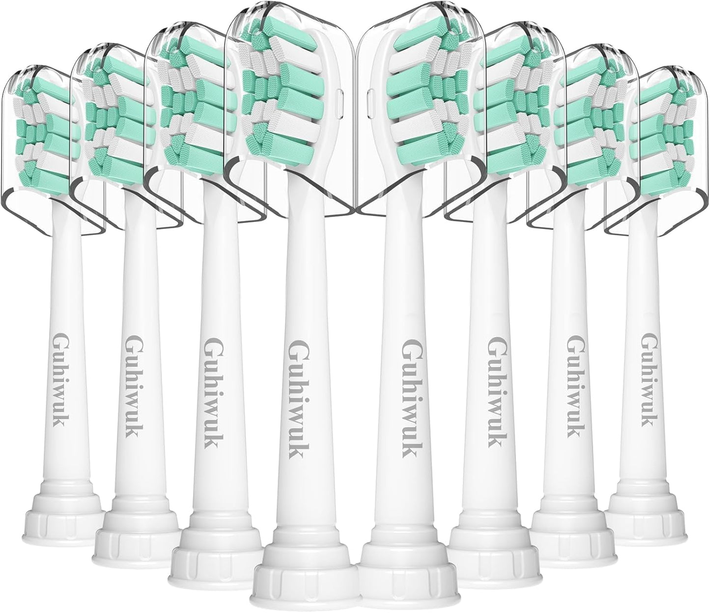 Replacement Toothbrush Heads for Philips Sonicare: Electric Toothbrush Replacement Heads Compatible with Sonicare Plaque Control ProtectiveClean 4100 5100 6100 C2 G2 W2, 8 Pack