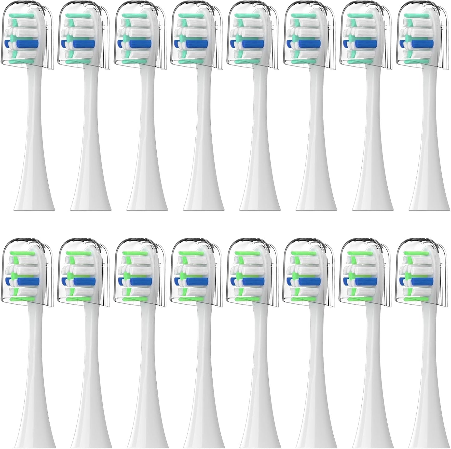 Replacement Toothbrush Heads for Philips Sonicare Replacement Heads, Electric Replacement Brush Head Compatible with Phillips Sonicare Electric Toothbrushes, 16 Pack
