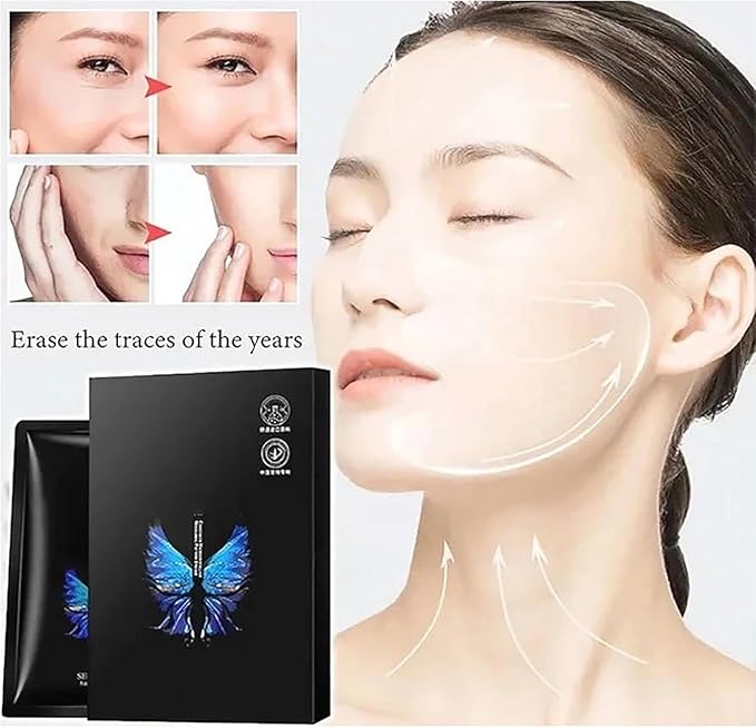 3 Box Face Nutrition Wrinkle Removal Lift Sticker - Microcrystalline Nasolabial Folds Removal Mask Laugh Line Lifting Mask Nasolabial Fold Stickers Facial Wrinkle Patches (Eye Care)