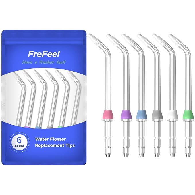 Replacement Heads for Waterpik, Replacement Picks for Water Pik Water Flosser (6 Orthodontic Tips)