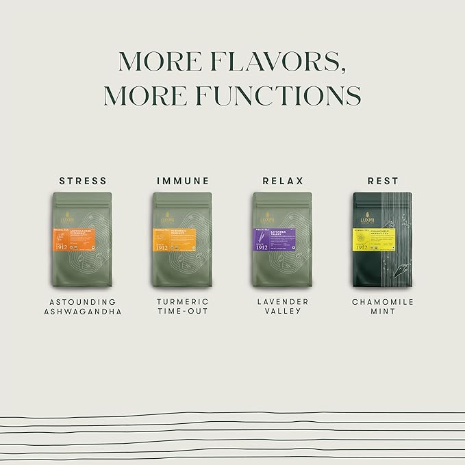 Luxmi Estates Rooibos Chai Organic Rooibos Tea with Spices (50 Tea Bags) Caffeine Free Tea Bags For Relaxing, Calming, and Stress Relief, With Certified Organic Rooibos Tea