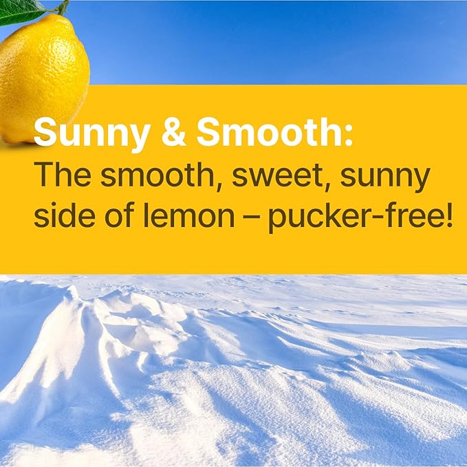 Lemon KETO Xylitol Candy Chips (3-Pack)- SNØ 1.5 oz - Sugar-Free Candy With Only 2 Ingredients | Low Carbs, Diabetic-Friendly, Non-GMO, Vegan, GF & Kosher | Purest candy in the world!