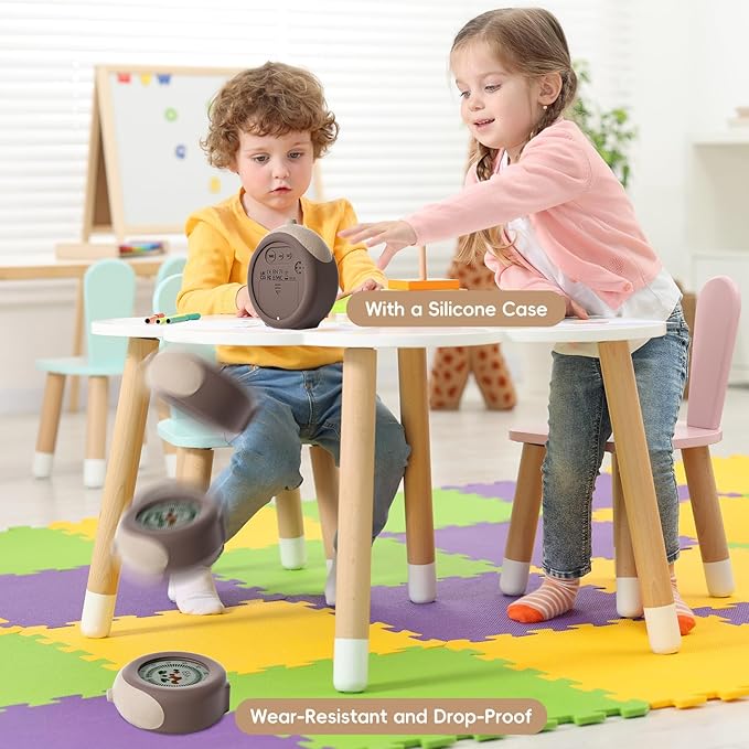 Visual Timer for Kids, 299-Minute Cute Kids Squirrel Timer with Eye-Protection Screen & Protective Case, Homeschool Supplies Study Teaching Time Management Tool