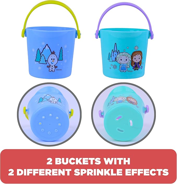 Disney Frozen Bath Toys - 11 pc Bath Value Set, Bath Toys, Finger Puppets, Rinse Cups, Foam Pump, Bath squirters