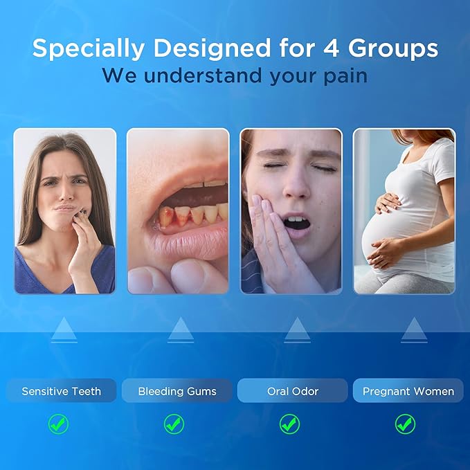 Extra Soft Toothbrush for Sensitive Gums, Wide Head Soft Bristle Toothbrush with 10000 Flossing Micro Nano Bristles for Adults, Pregnant Women, Elderly, Braces(6 Colors Set)