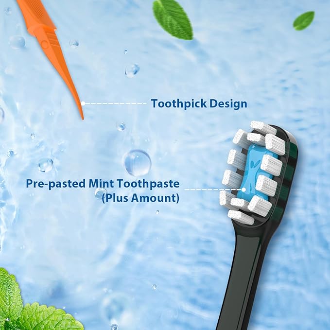 70Pack Disposable Toothbrush with Pre-Pasted Toothpaste 5-in-1 Mini Travel Toothbrush Deep Clean with Toothpick, Flosser, Tongue Scraper for Superior Oral Hygiene, Individually Wrapped