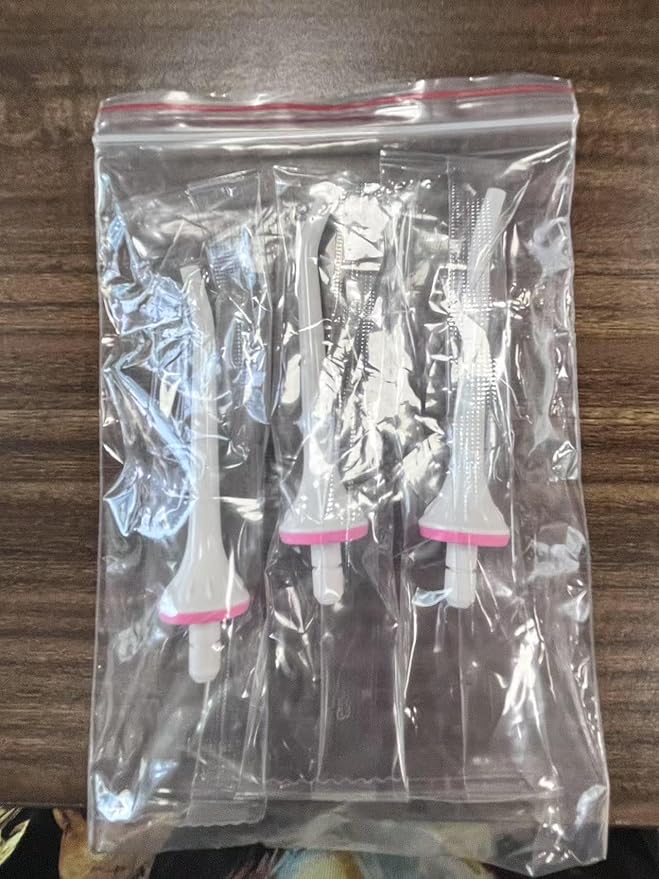 Replacement Tips for Oralfree,Nicwell,Nicefeel,COSLUS,Mospro,Zerhunt,McNaval Water Flosser, Replacement Heads Oral Irrigator Jet Tip Nozzel,White（3 Pack）