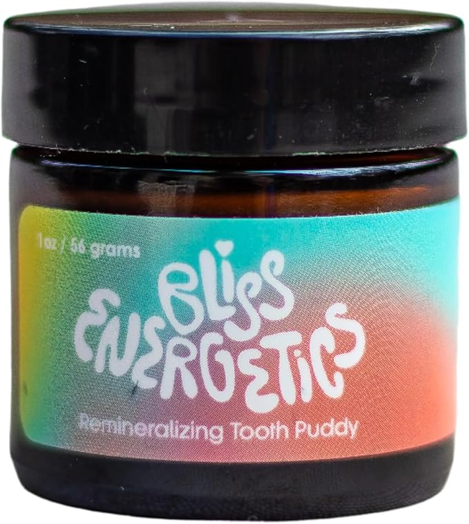 Bliss Energetics Remineralizing Tooth Puddy | Fluoride-Free with Hydroxyapatite | Remineralization | All Natural Ingredients & Preservative Free | Mineral-Rich Spot Treatment 1oz