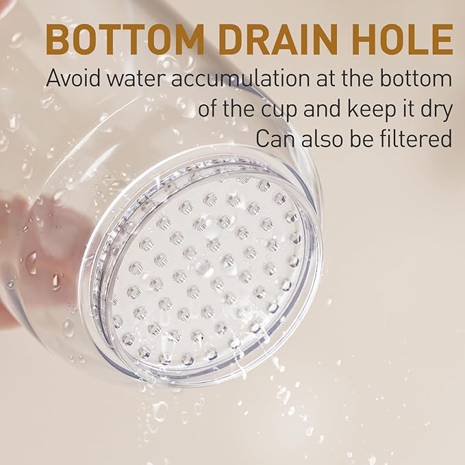 Toothbrush Cup with Cover, Travel Toothbrush Case Portable Toothbrush Holder for Traveling Business Camping School Bathroom (Grey)