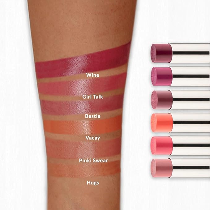 VASANTI Best Balm Forever (BBF) Tinted Lip Balm – (Wine - Deep Plum) – Ultra-Hydrating Lip Care with Nourishing Natural Oils & Butters for Soft, Smooth, Long-Lasting Comfort