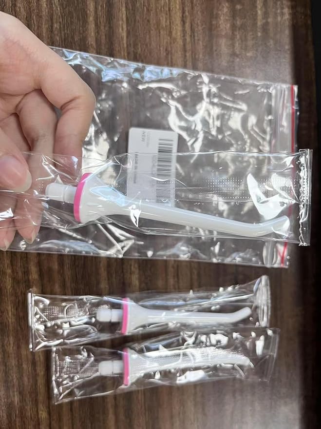 Replacement Tips for Oralfree,Nicwell,Nicefeel,COSLUS,Mospro,Zerhunt,McNaval Water Flosser, Replacement Heads Oral Irrigator Jet Tip Nozzel,White（3 Pack）