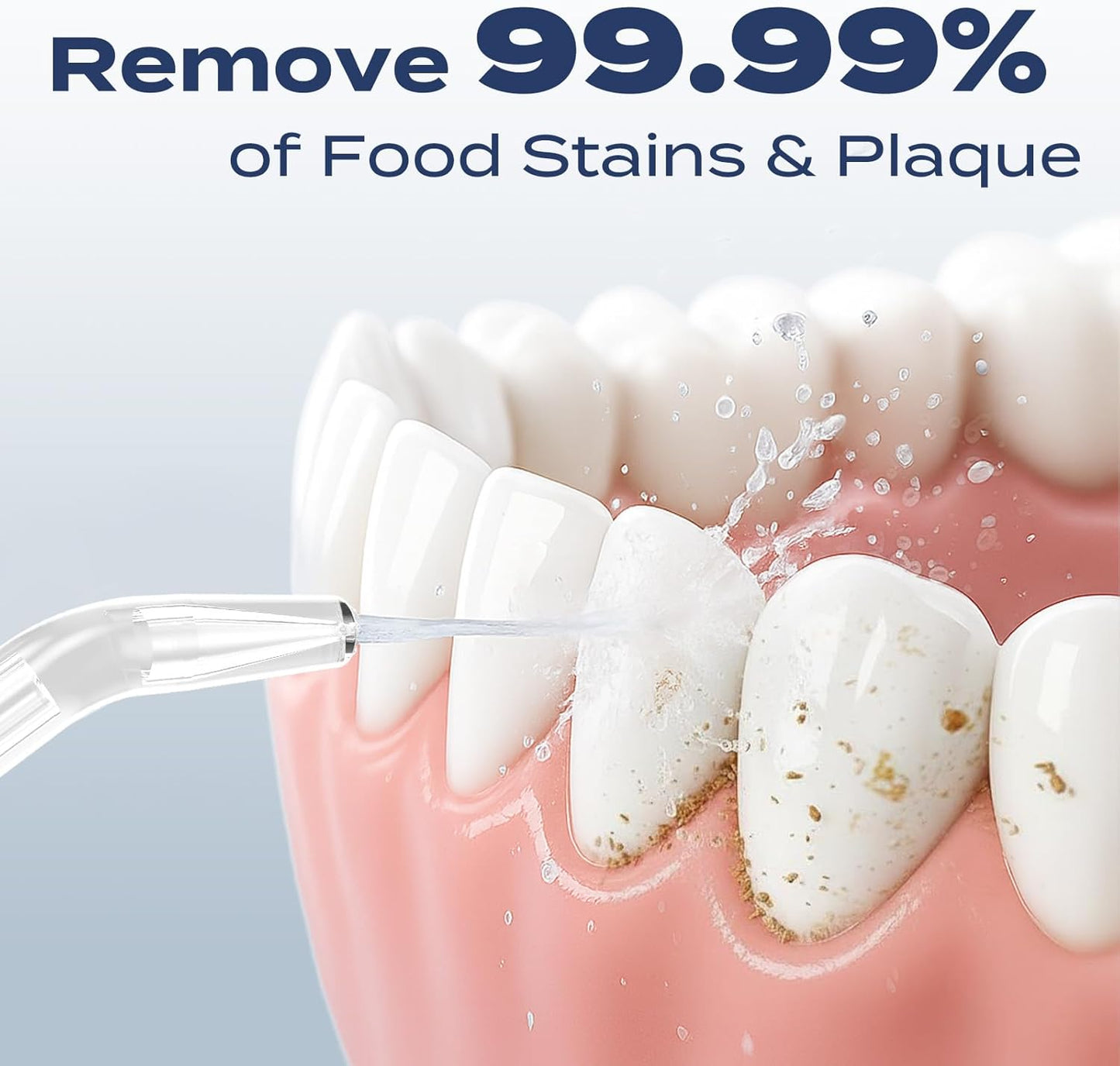 7AM2M Portable Water Flosser Cordless, Water Flosser with 3 Modes and 2 Jet Tips, USB C Rechargeable, IPX7 Waterproof, Dental Water Flosser for Travel and Home Use (Pink)