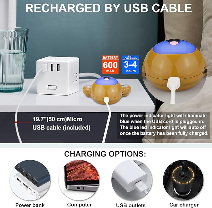 Musical Timer for Kids, Rechargeable Battery 2 Minute Toothbrush Timer and 20 Seconds Bathroom Hand Wash Timers with LED Color Light, 3 Volume Options Musical Timers for Children-Dog