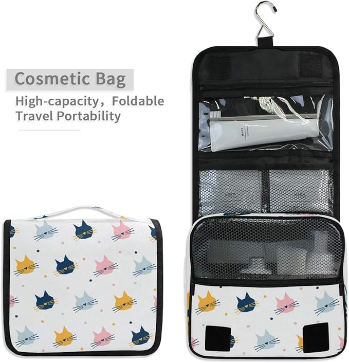 senya Hanging Travel Toiletry Bag Kit Makeup Case Cosmetics Organizer for Men Women