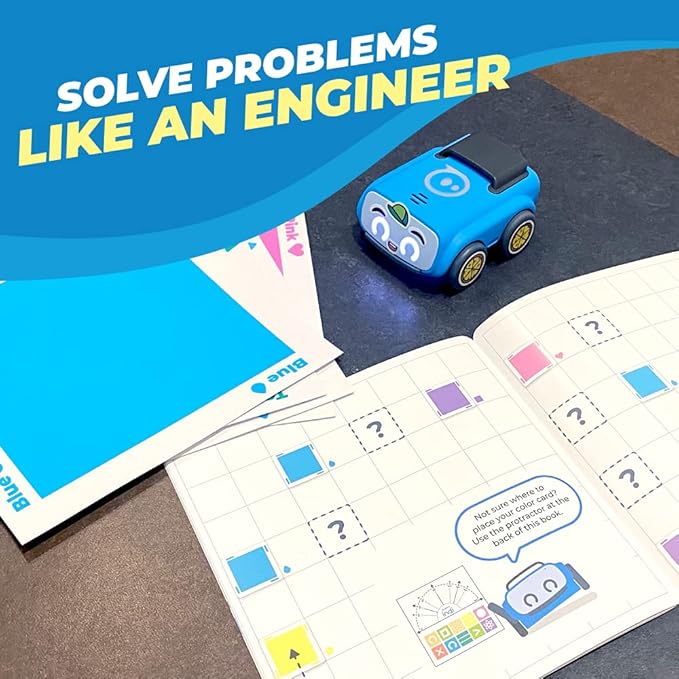 Sphero Indi at-Home Learning Kit - Screenless Coding Robot for Kids 4+ - Build Mazes, Learn Computational Thinking - Problem Solve Like an Engineer - Educational STEM Toy for Creative Minds