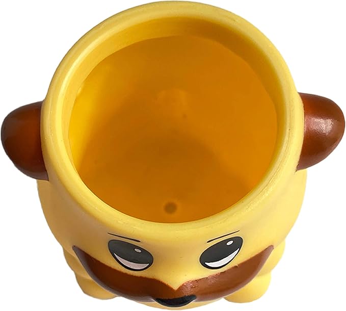 Kids Toothbrush Holder Toothbrush Organizer – Durable Silicone Animal Tooth Brush Holder – Easy to Clean Toothbrush and Toothpaste Holder – Toothbrush Holders for Bathrooms by Lily’s Home (Dog)