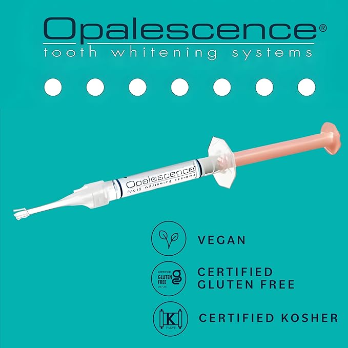 Opalescence 20% with PF Whitening Whitening Refill Kit (8 Syringes) Carbamide Peroxide. Made by Ultradent, in Melon Flavor. Tooth Whitening Refill Syringes - B-5401-4