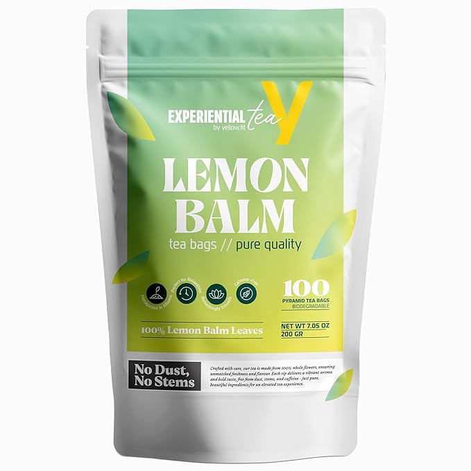 LEMON BALM, loose leaf 100 tea bags – THE HERBAL TREASURE OF ALBANIA