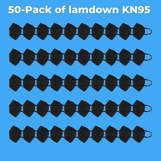 KN95 Face Masks, Premium 5-Layer Disposable Dust Mask Respirator for Adults
