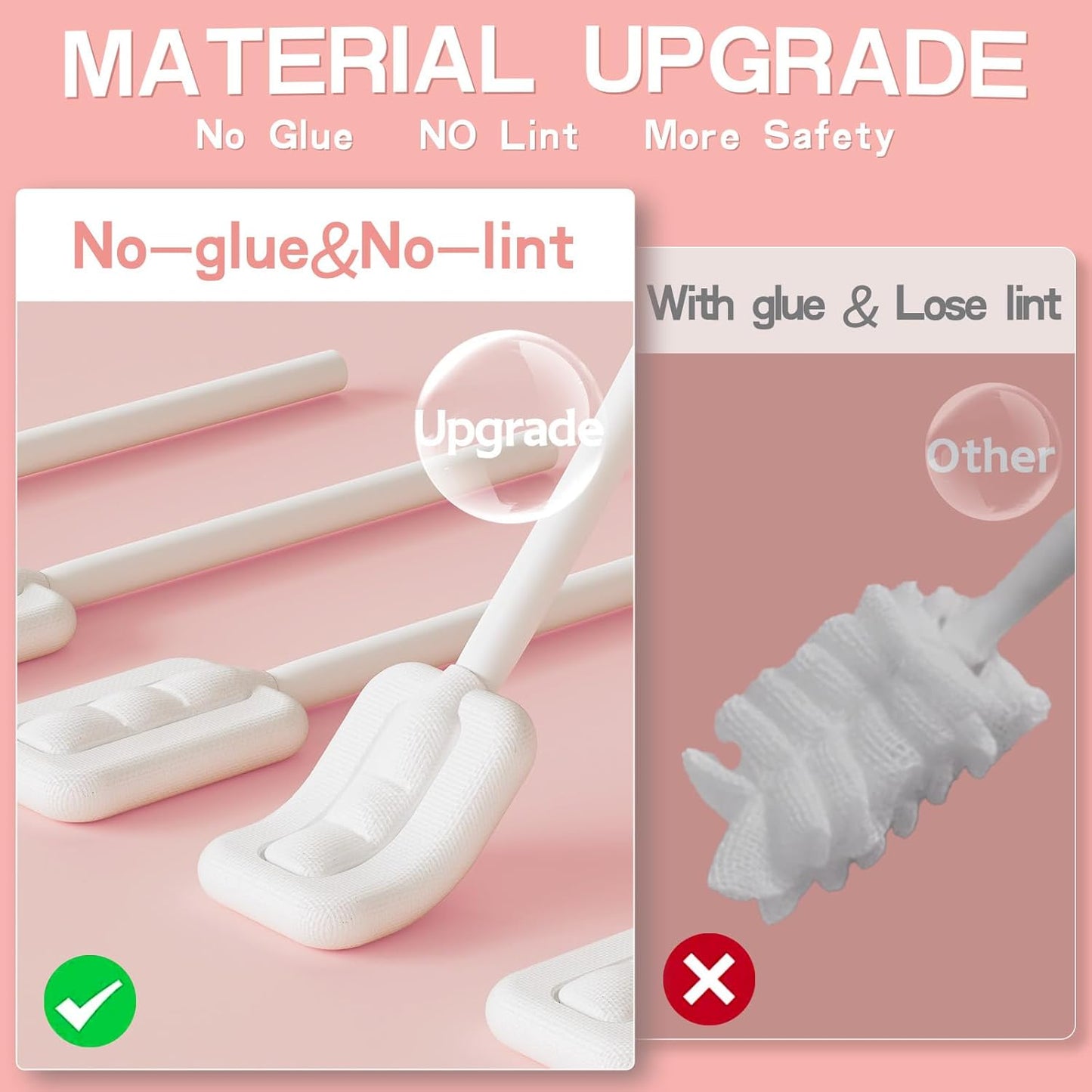 60PCS Baby Tongue Cleaner & 1PCS Finger Toothbrush Infant Mouth Cleaner Newborn Gum Cleaner Disposable Infant Oral Clean Stick Dental Care for Baby Toddler